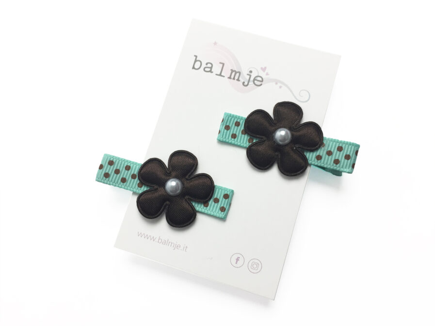 mollettine_azzurro_pois_fiore_satin_marrone_balmje
