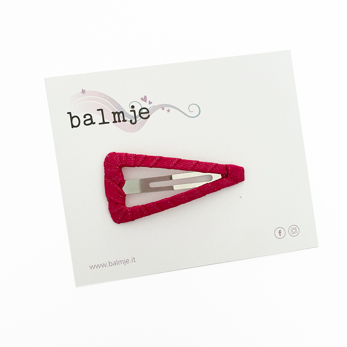 clic-clac-lamè-fucsia-balmje