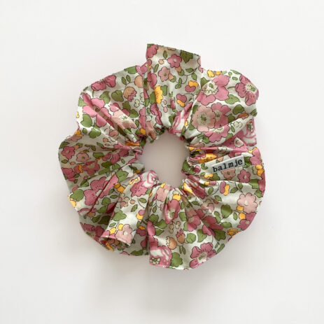 Liberty Tana Lawn Betsy rosa arancione fluo balmje